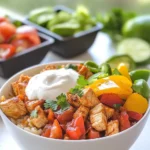 Homemade Chicken Fajita Rice Bowl photo