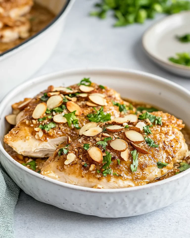 Homemade Chicken with Almond Butter recipe photo