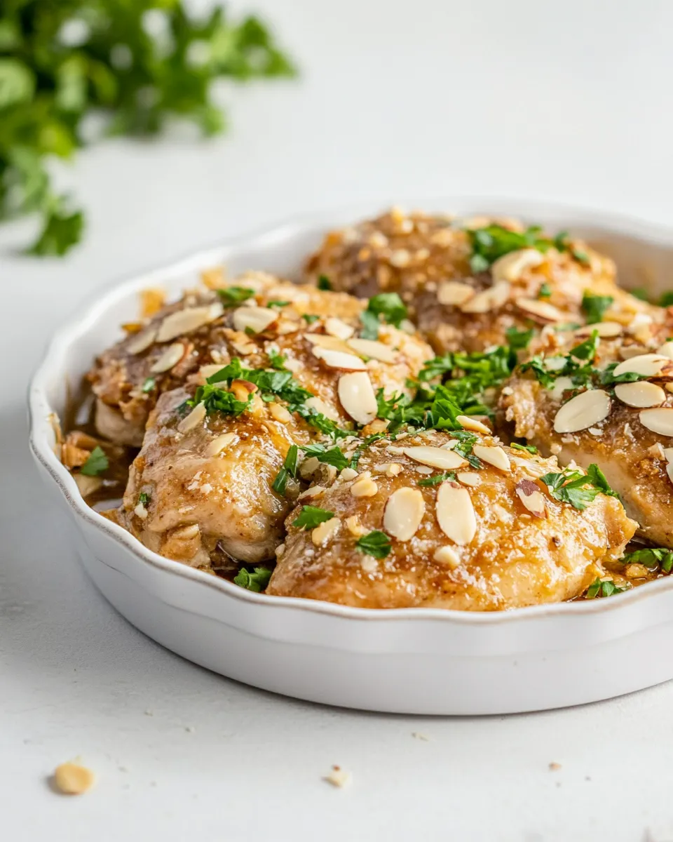Classic Chicken with Almond Butter dish photo