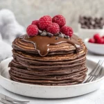Homemade Chocolate Pancakes photo