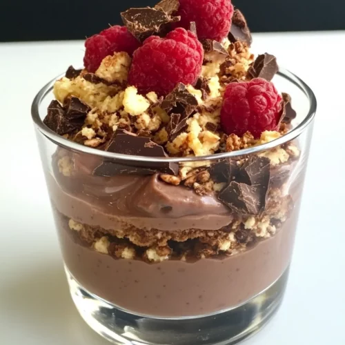 Homemade Chocolate Yogurt Parfait photo