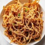 Homemade Crispy Onion Strings recipe photo