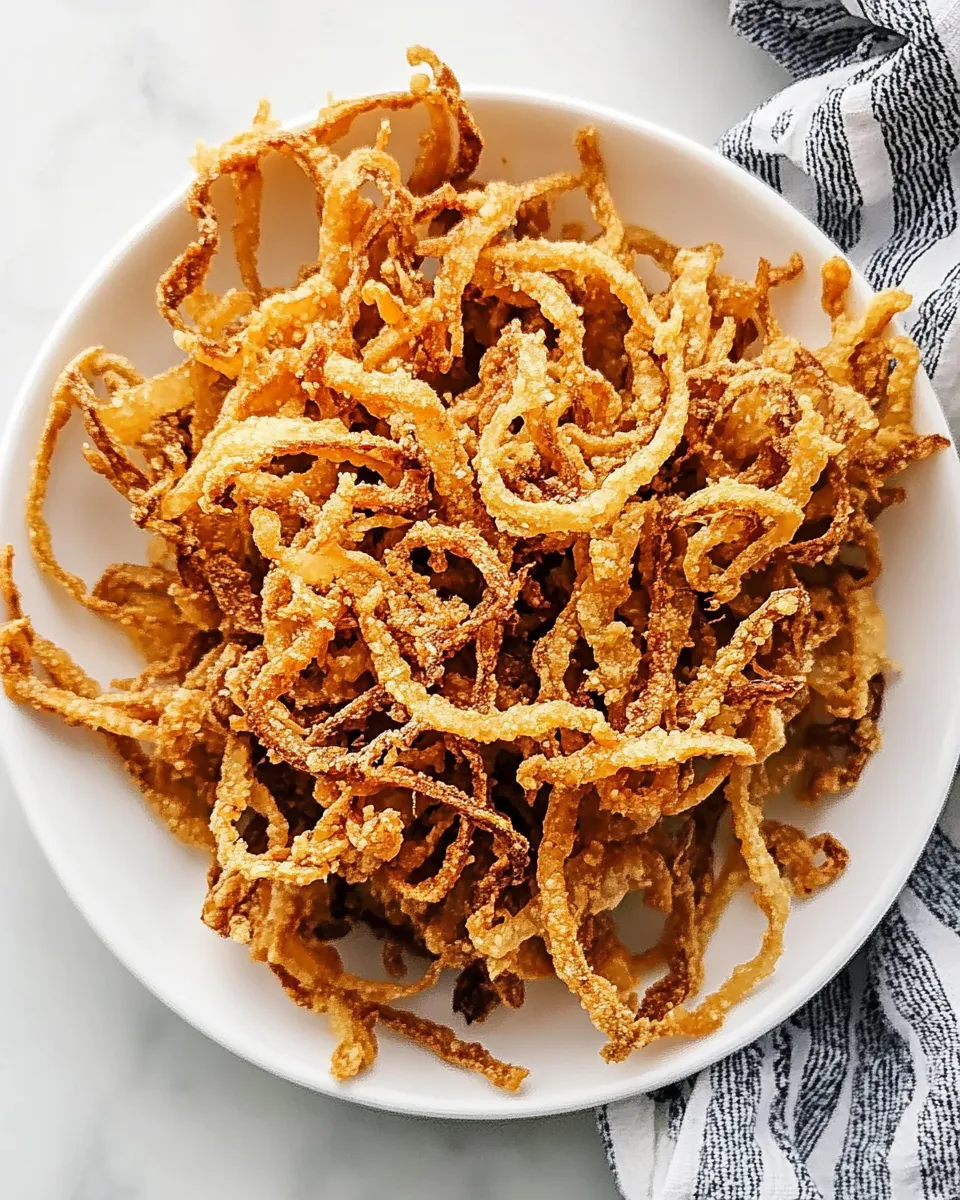 Classic Crispy Onion Strings dish photo