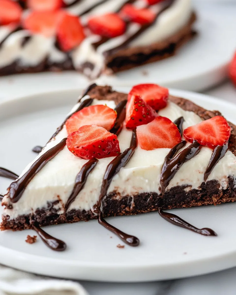 Delicious Easy Brownie Pizza dish photo