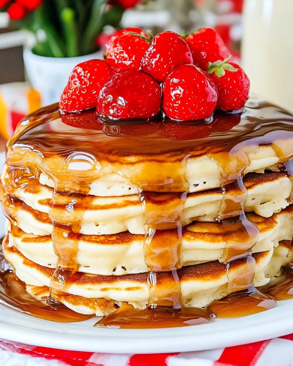Classic Easy Homemade Pancakes image
