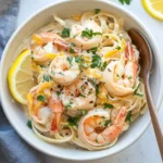 Homemade Easy Lemon Garlic Shrimp Pasta (Dairy-Free) photo