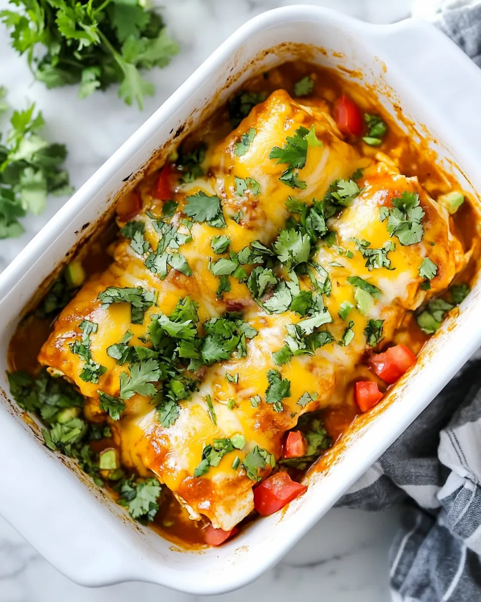 Classic Enchilada Chicken Roll-Ups dish photo