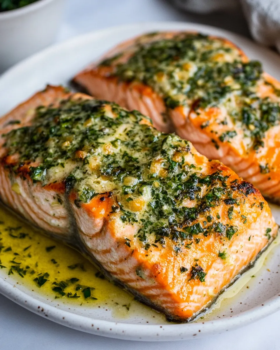 Easy Garlic Butter Baked Salmon recipe photo