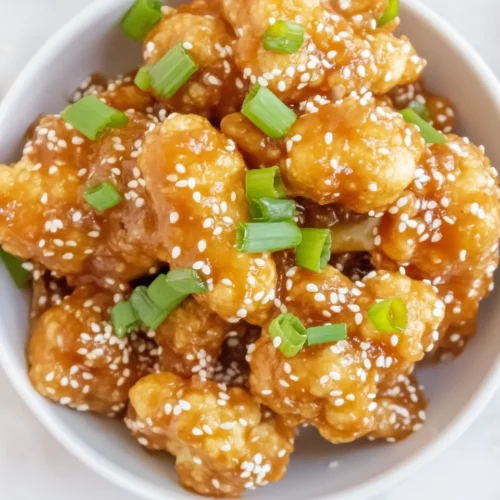 Homemade General Tsos Cauliflower recipe photo
