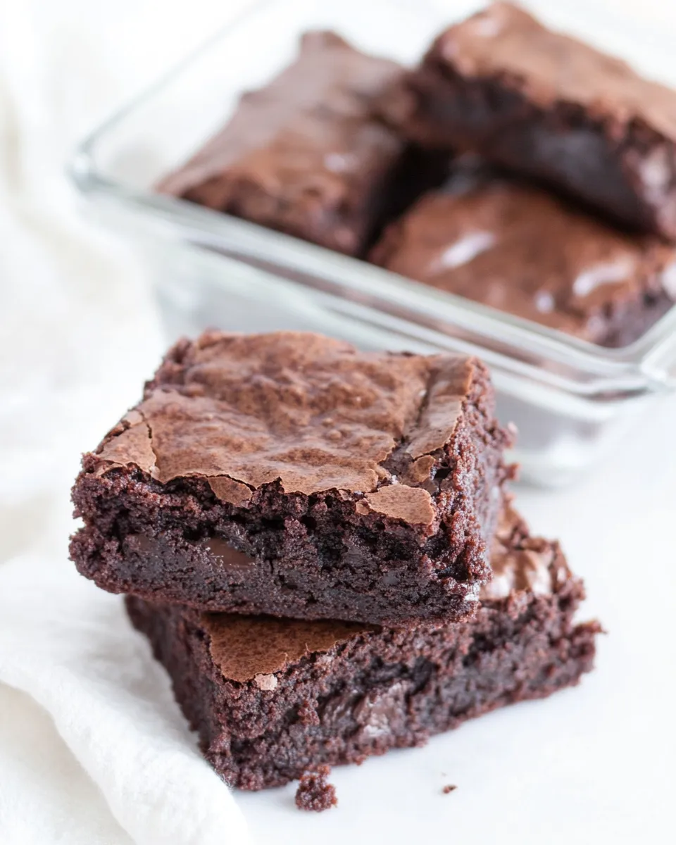 Homemade Gluten Free Brownies photo