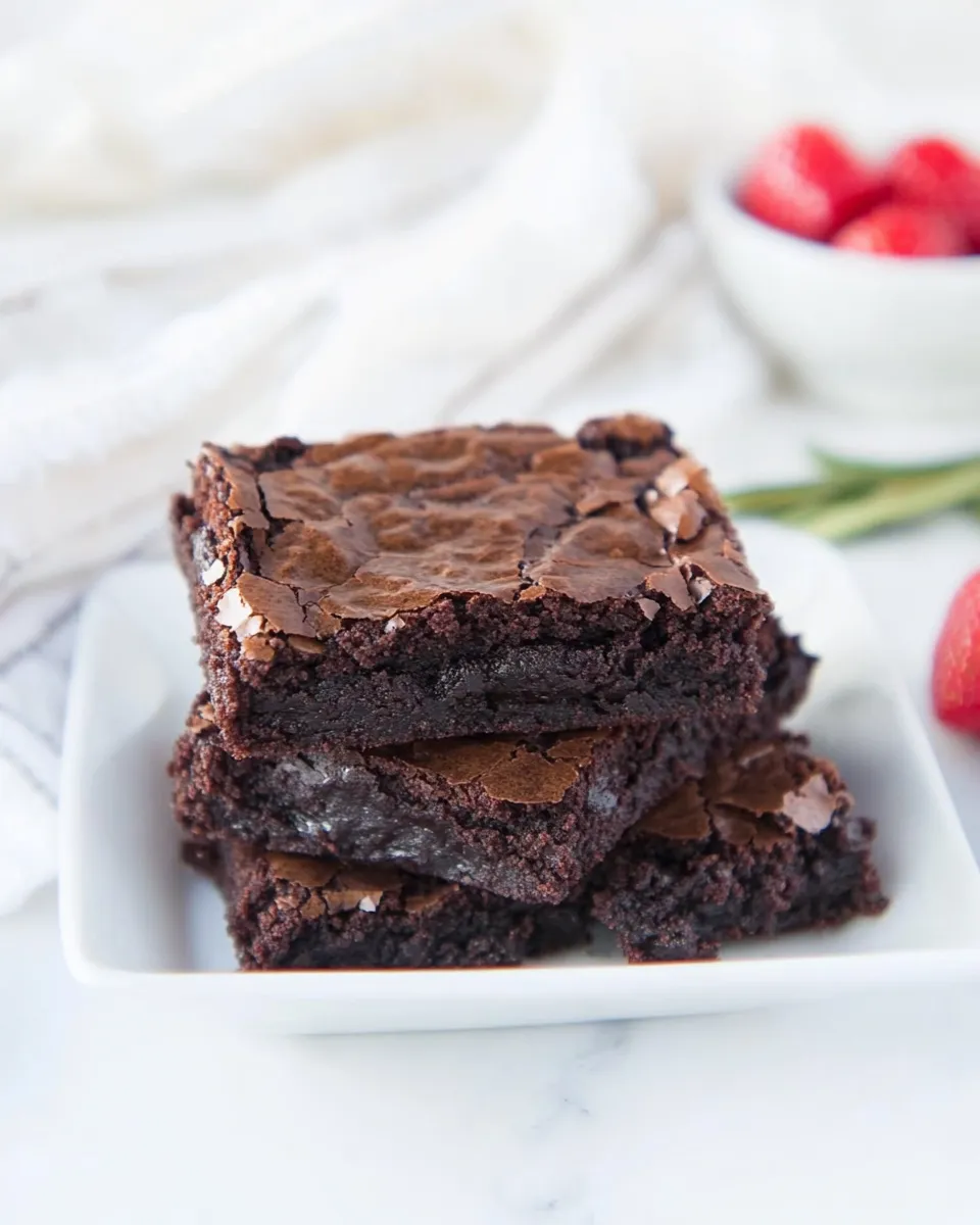 Easy Gluten Free Brownies recipe photo