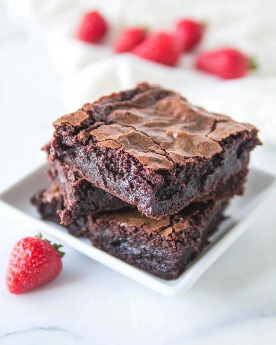 Delicious Gluten Free Brownies shot