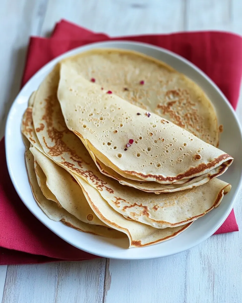 Homemade Grain-Free Crepes (Paleo) recipe photo