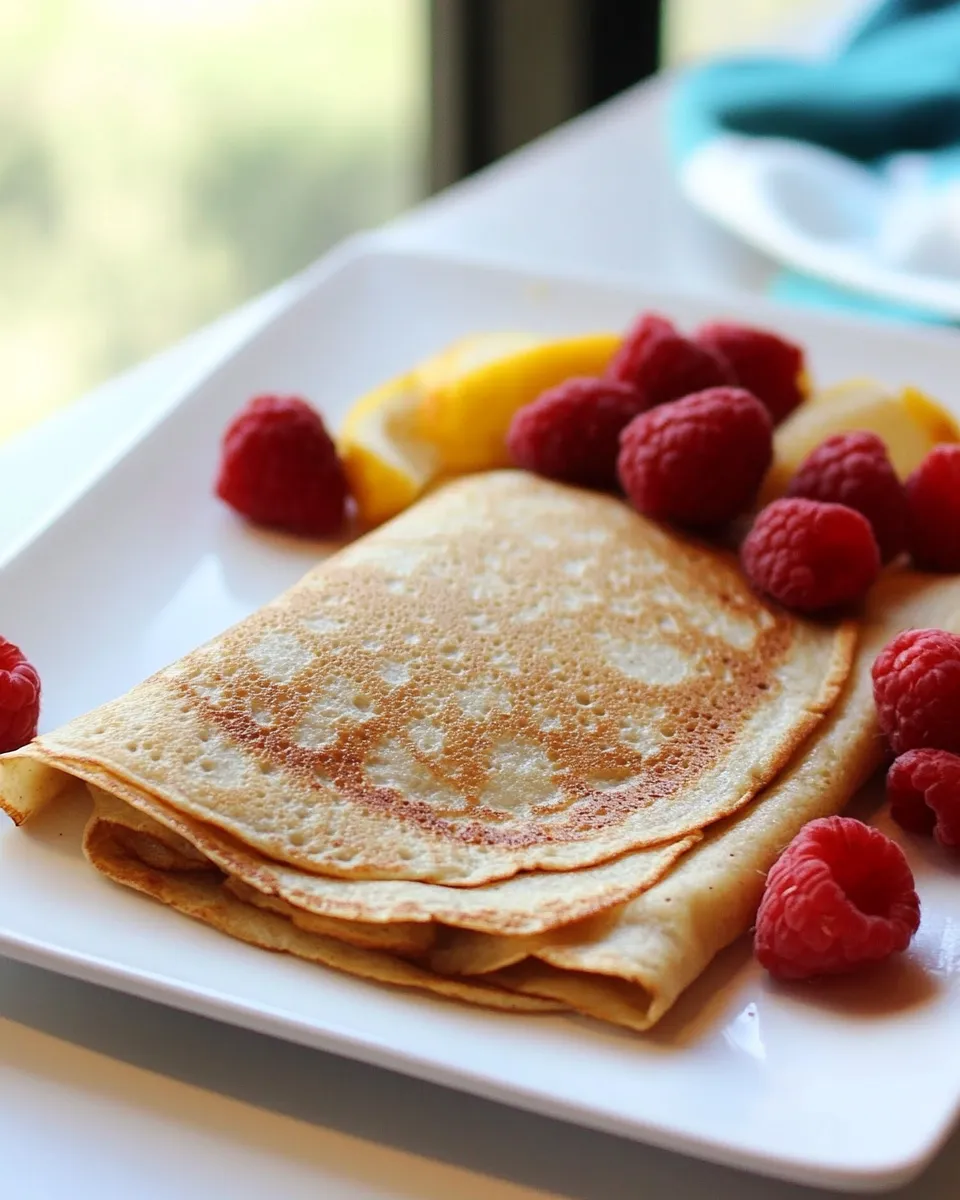 Easy Grain-Free Crepes (Paleo) food shot