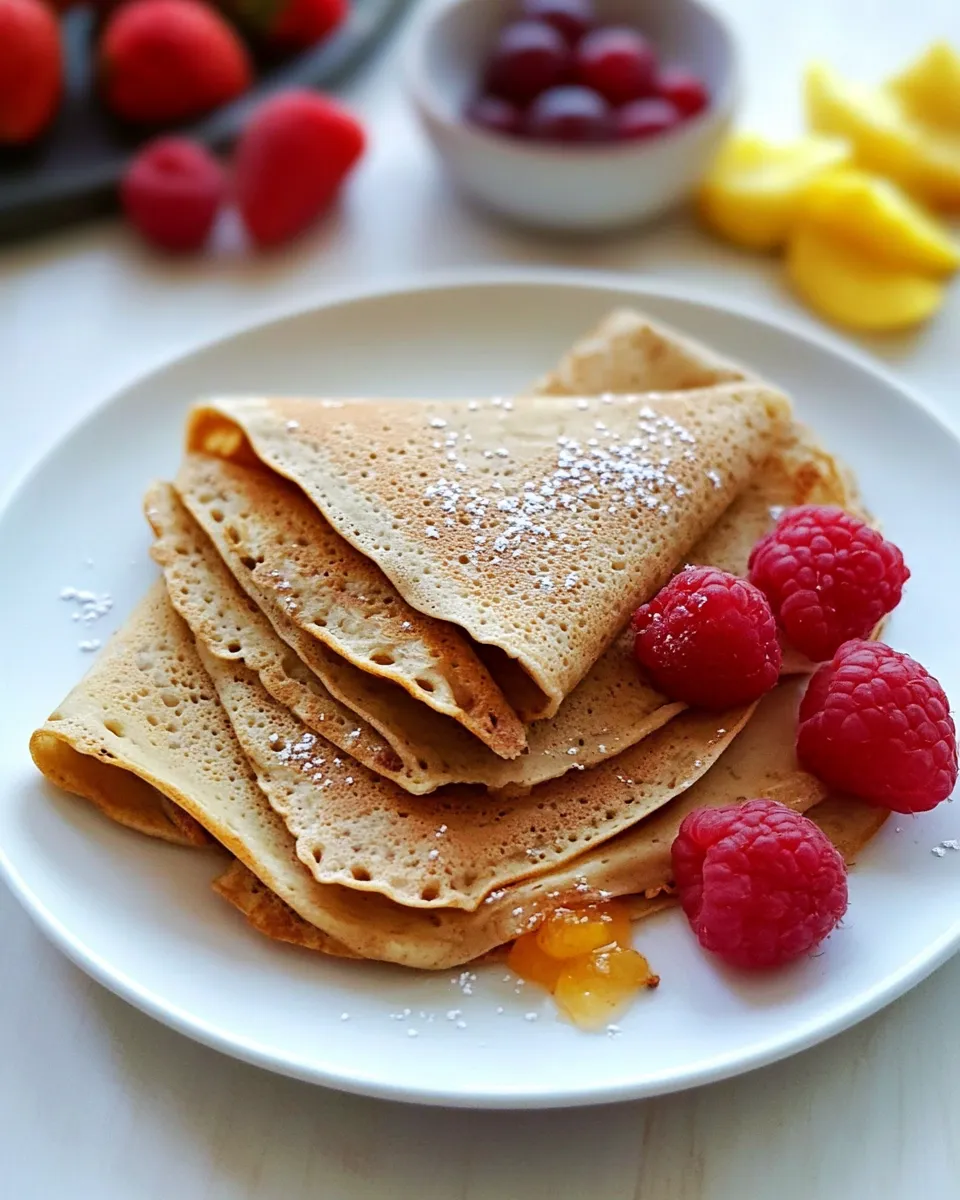 Delicious Grain-Free Crepes (Paleo) plate image