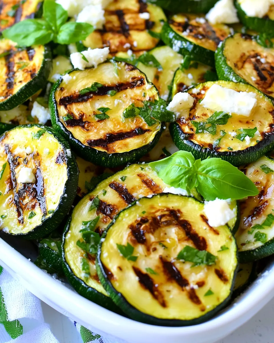 Easy Grilled Zucchini Salad recipe photo
