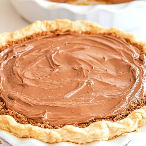 Delicious Homemade Chocolate Cream Pie photo