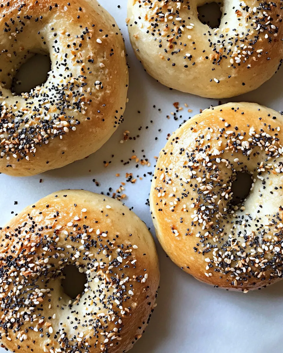 Easy Homemade Everything Bagels recipe photo