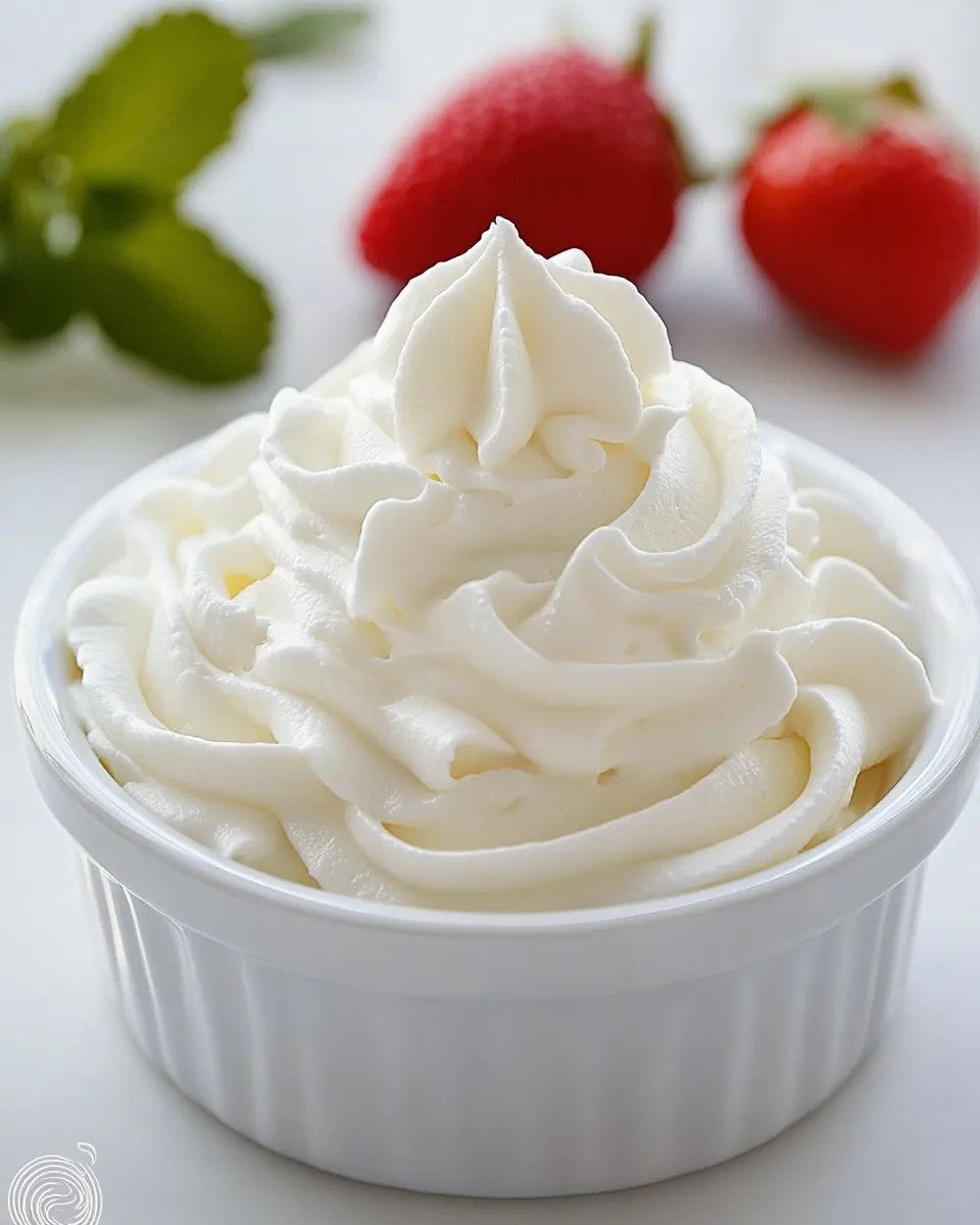 Easy Homemade Whipped Cream recipe image