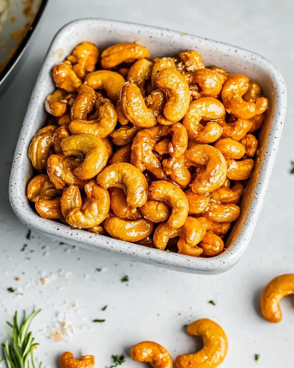 Homemade Honey Roasted Cashews recipe photo