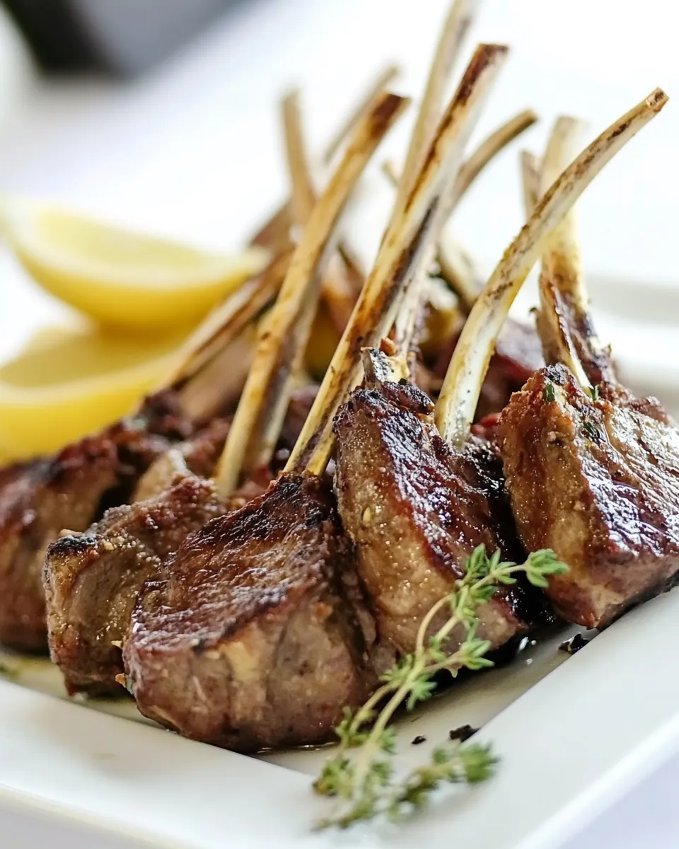 Easy Lamb Lollipops recipe photo