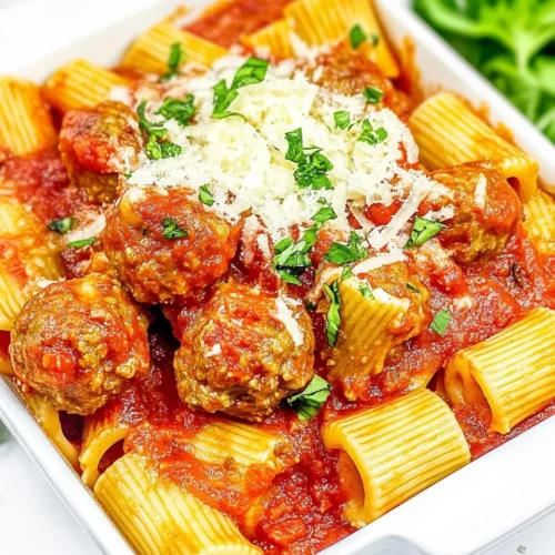 Homemade Meatball Rigatoni photo