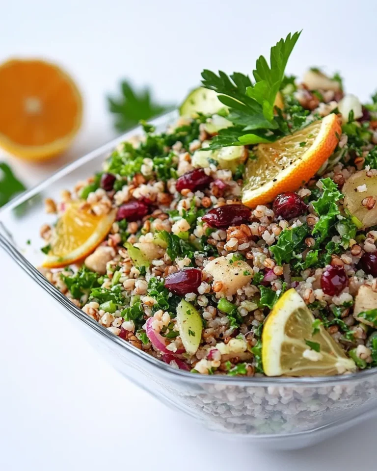 Homemade Mixed Grain Kale Citrus Salad photo