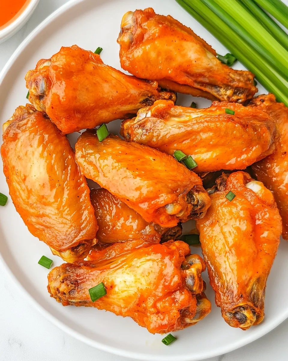 Homemade Oven Baked Buffalo Wings photo