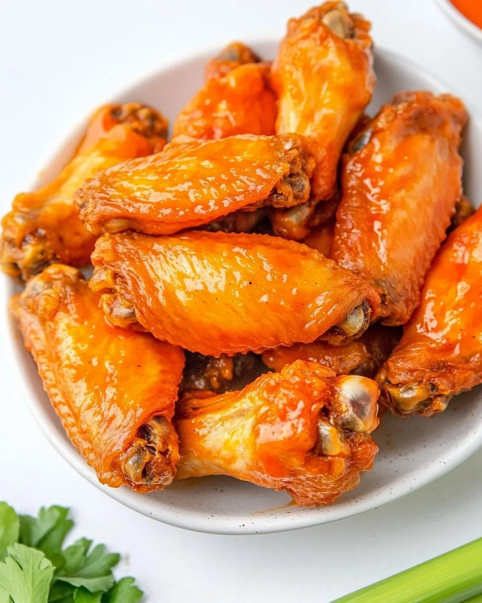 Classic Oven Baked Buffalo Wings image