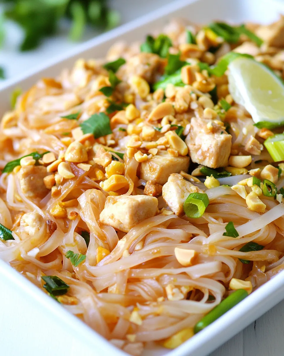 Easy Pad Thai at Home food shot