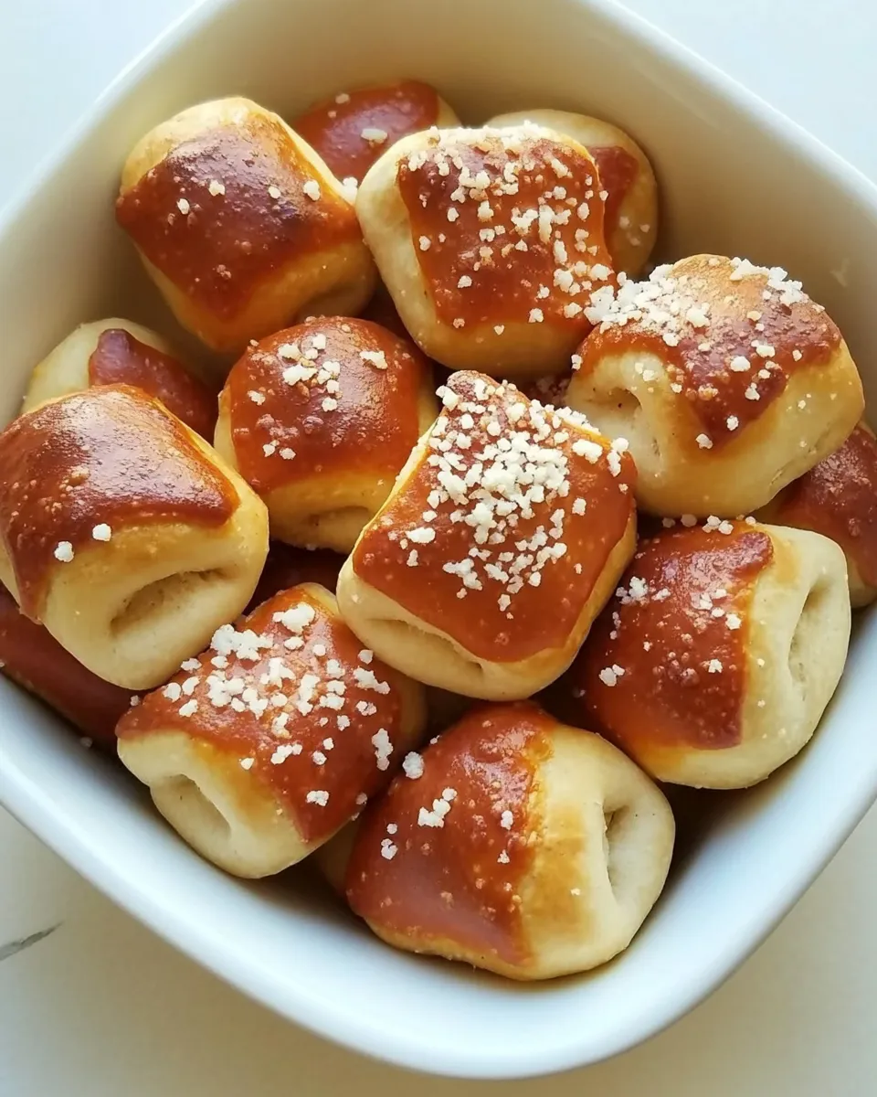 Classic Pizza Pretzel Bites dish photo