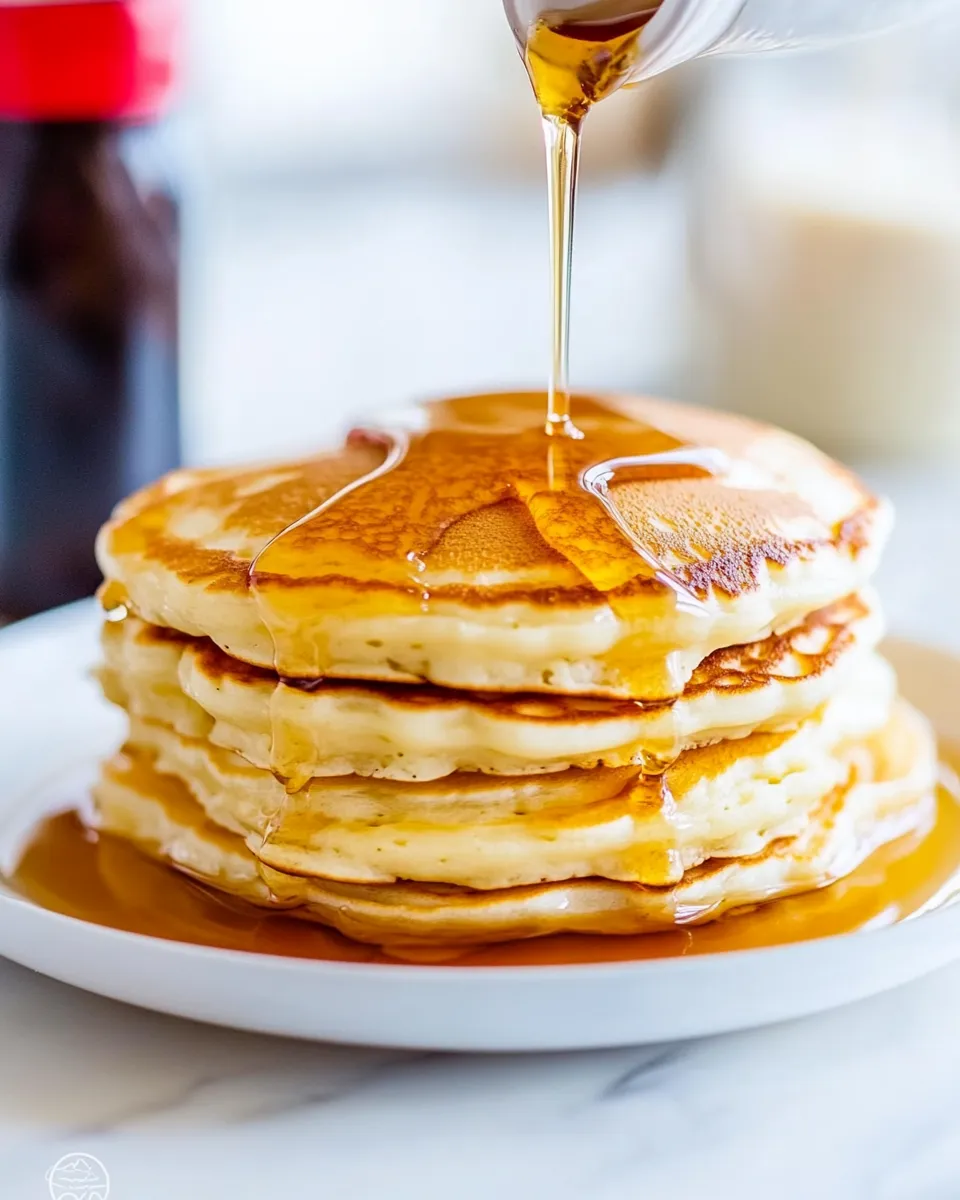 Homemade Quick and Easy Pancakes for One photo