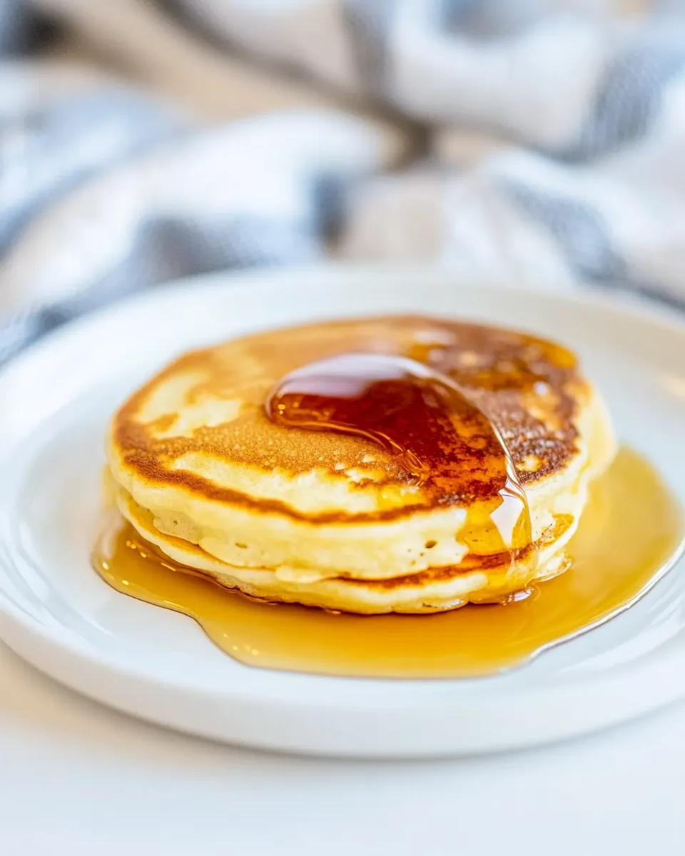 Classic Quick and Easy Pancakes for One image