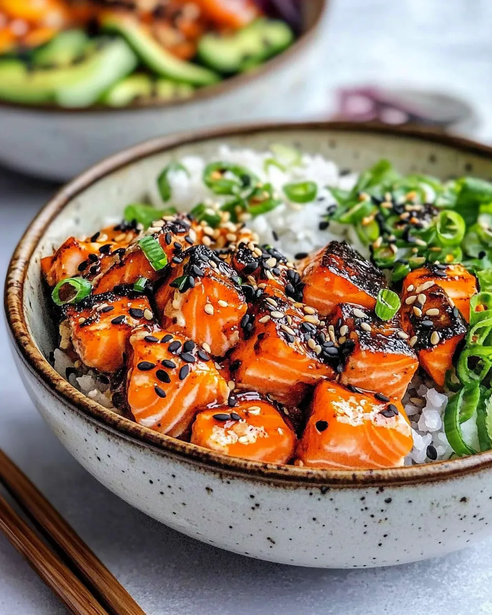 Classic Salmon Bowl recipe image