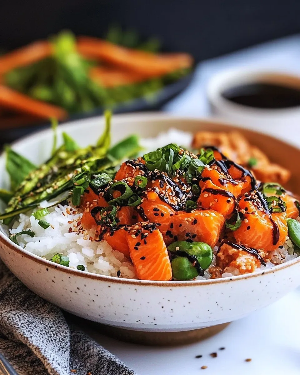 Easy Salmon Bowl dish photo