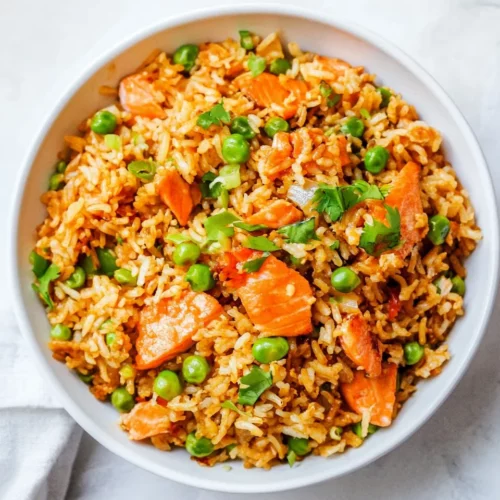 Homemade Salmon Fried Rice photo