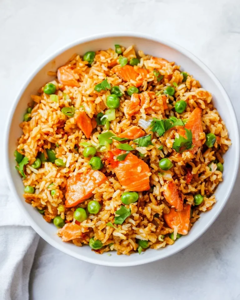 Homemade Salmon Fried Rice photo