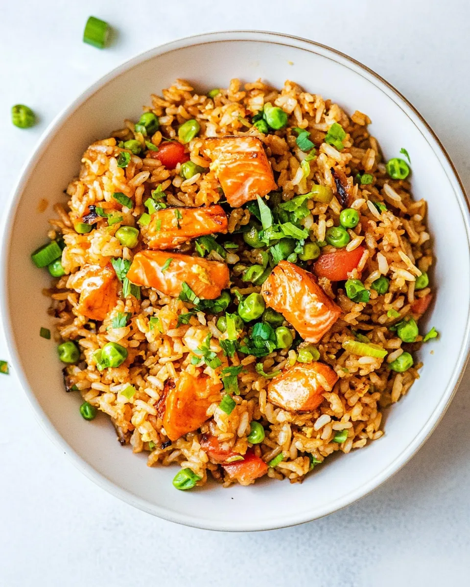 Classic Salmon Fried Rice image