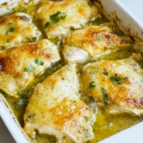 Homemade Salsa Verde Chicken Casserole photo