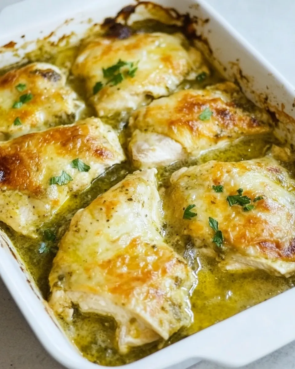Homemade Salsa Verde Chicken Casserole photo