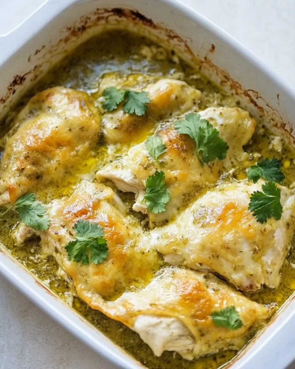 Classic Salsa Verde Chicken Casserole image