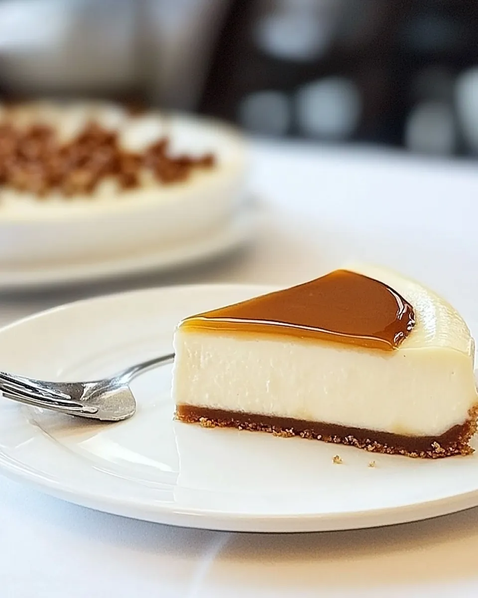 Classic Salted Caramel Cheesecake image