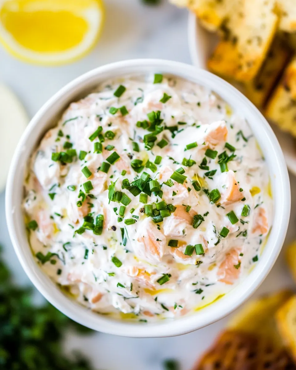 Classic Smoked Salmon Dip Recipe image