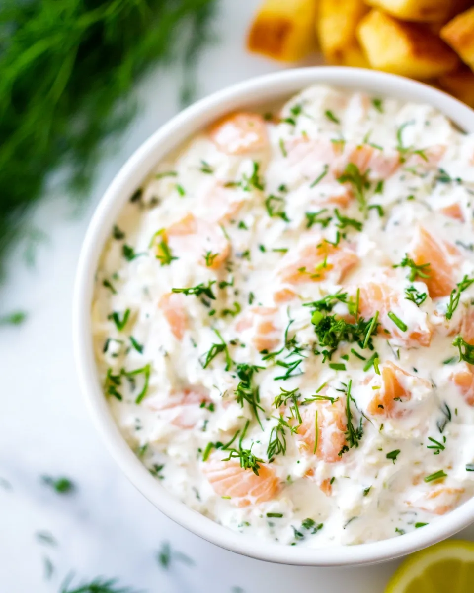 Easy Smoked Salmon Dip Recipe recipe photo