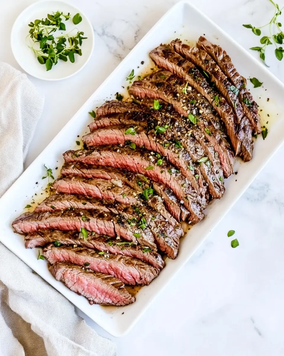 Perfect Sous Vide Flank Steak plate image
