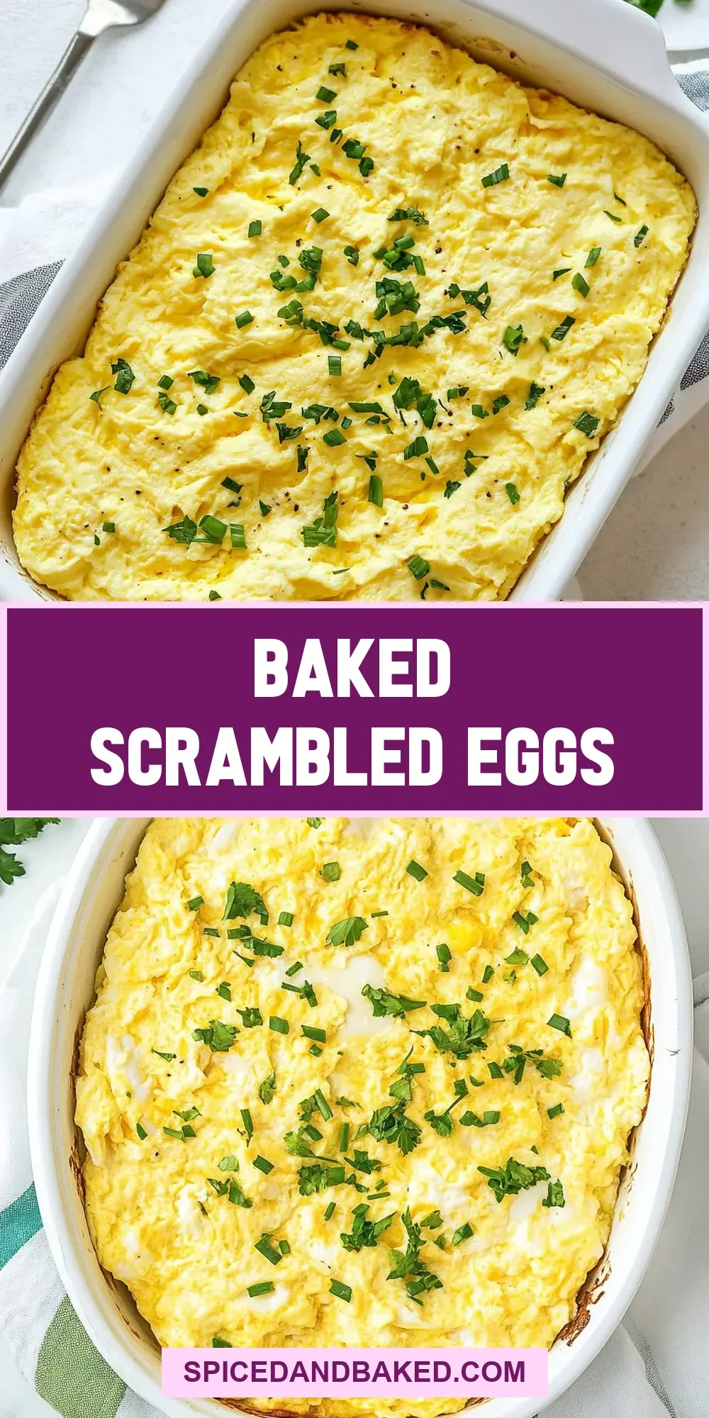 How To Make Delicious Baked Scrambled Eggs