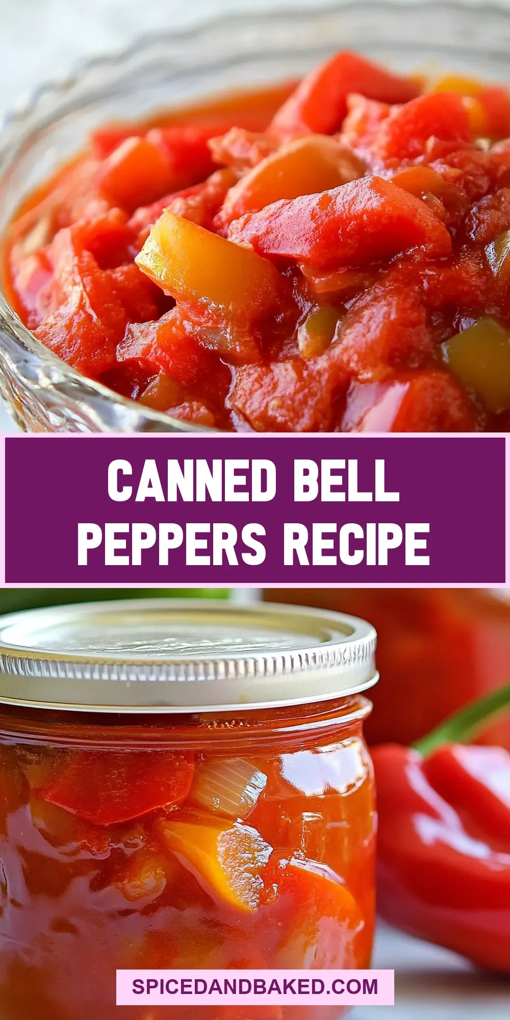 Canned Bell Peppers (Healthy & Delicious)