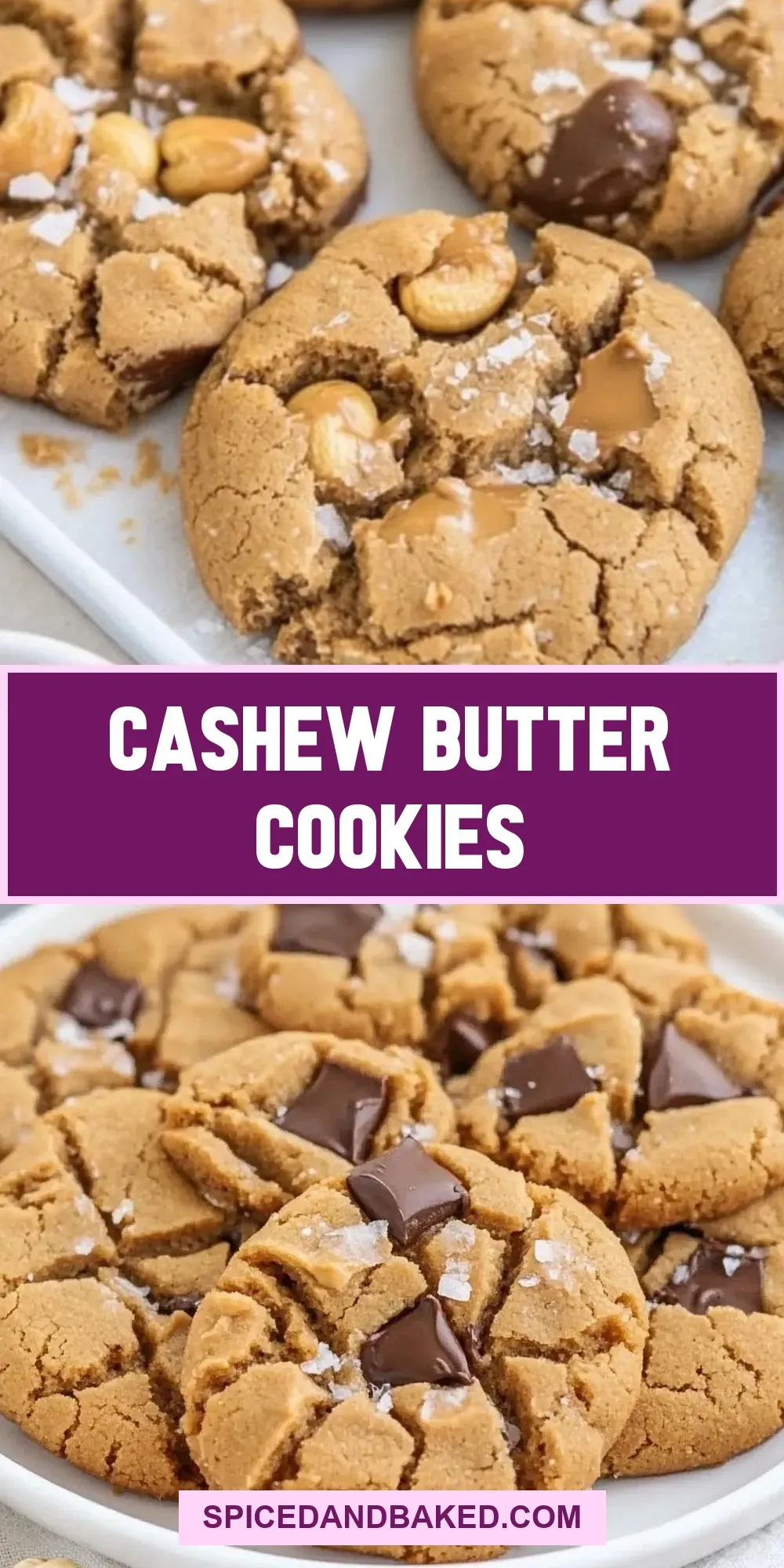 How To Make Amazing Cashew Butter Cookies