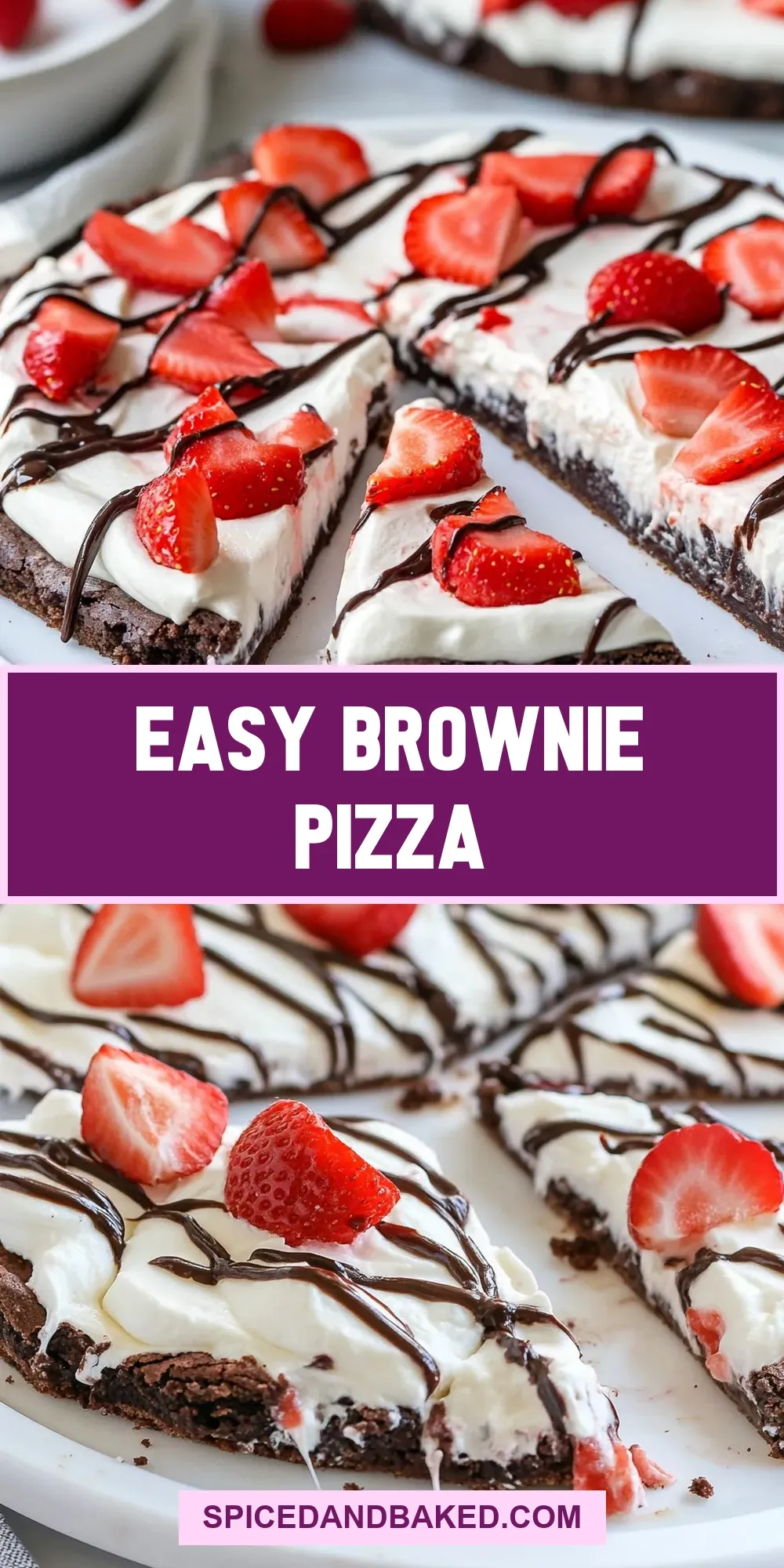 The Best Easy Brownie Pizza Ever
