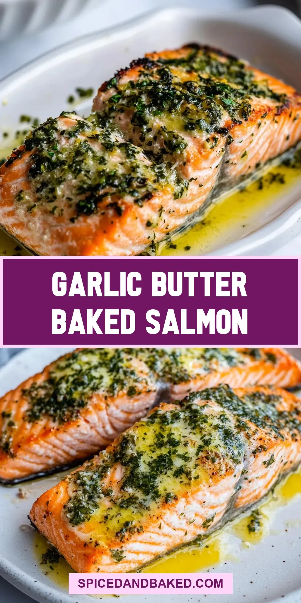 Irresistible Garlic Butter Baked Salmon